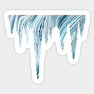 Blue Quartzite Abstract Sticker